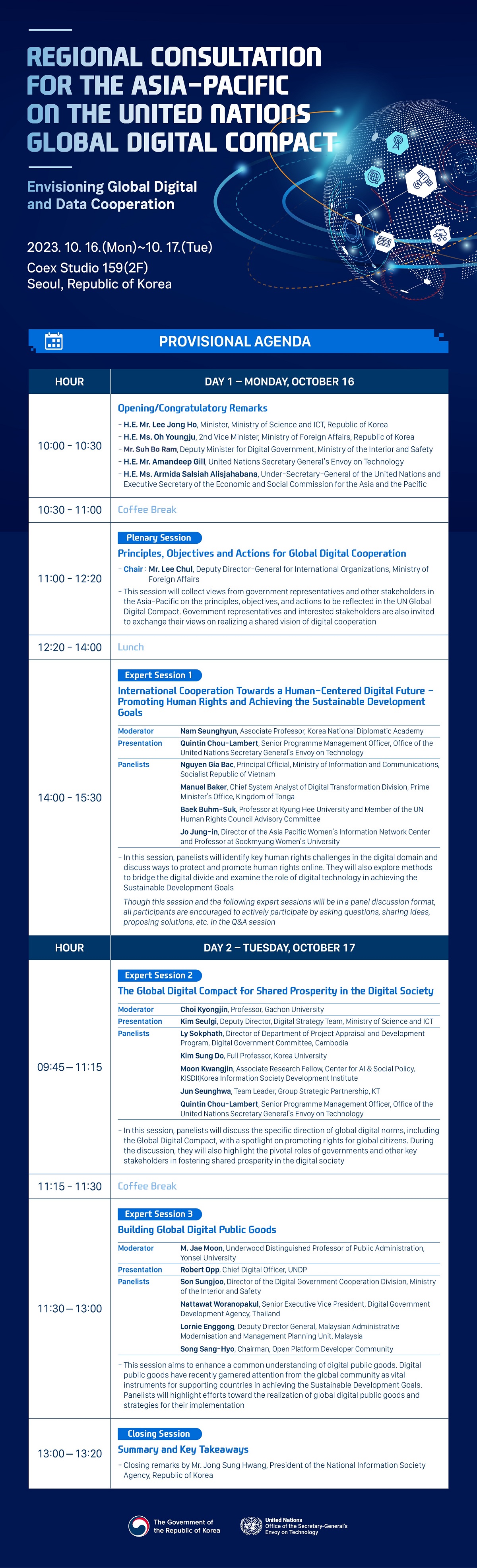 REGIONAL CONSULTATION FOR THE ASIA-PACIFIC ON THE UNITED NATIONS GLOBAL DIGITAL COMPACT